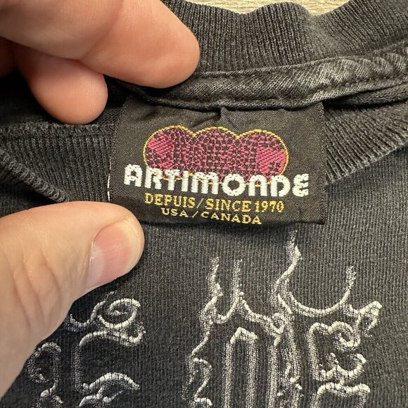 Vintage 2005 Cradle Of Filth Black Is My Heart Shirt Size M Y2K - Picture 4 of 6